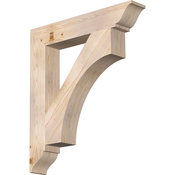 Ekena Millwork Westlake Traditional Smooth Bracket, Douglas Fir, 5 1/2"W x 34"D x 38"H BKT06X34X38WTL01SDF - main
